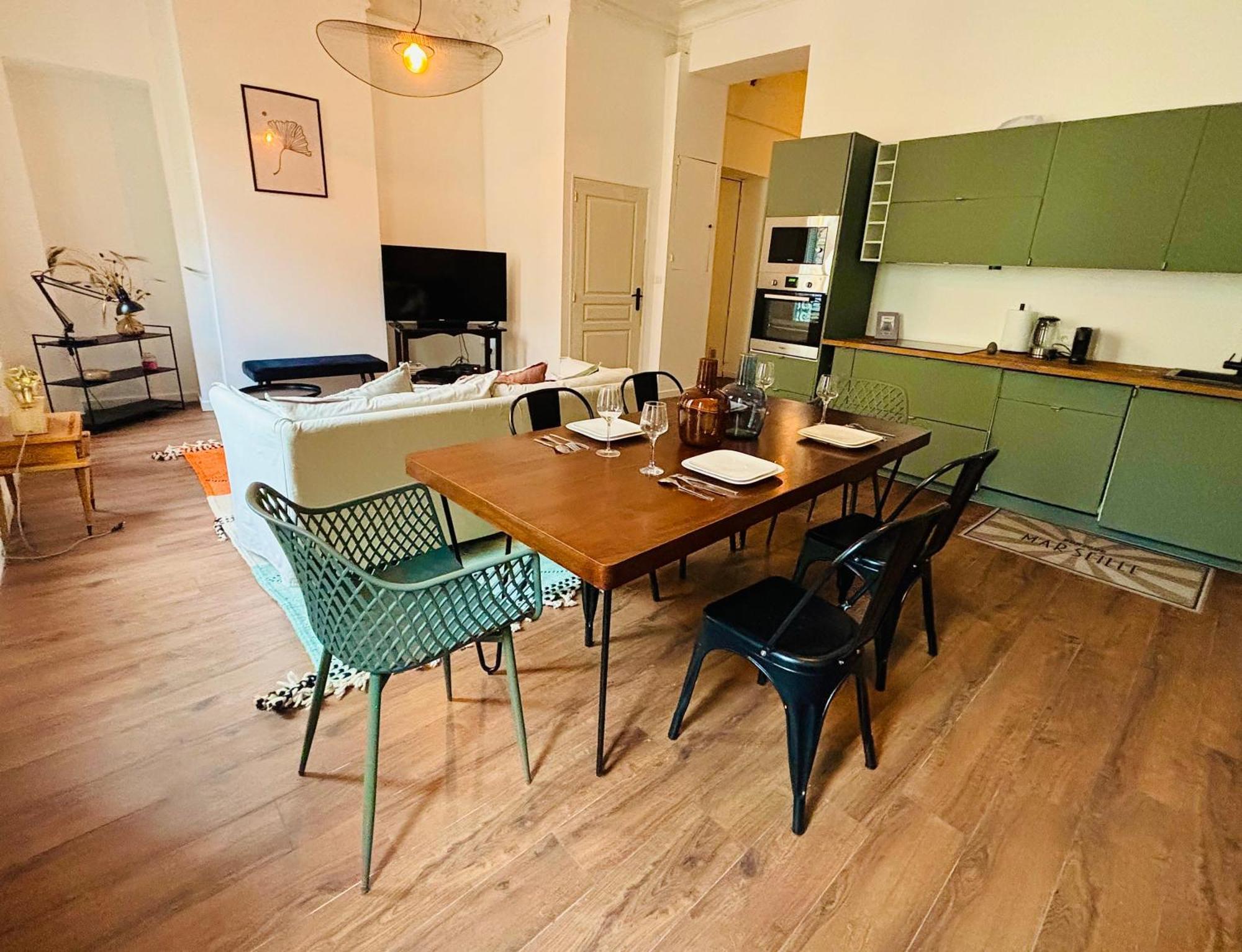 Apartament Grand T4 Au Coeur De Marsylia Zewnętrze zdjęcie